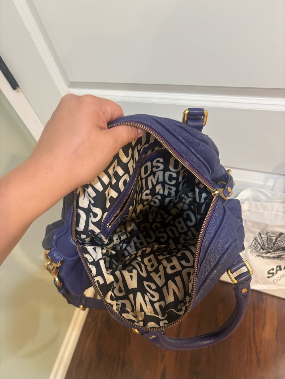 Marc by Marc Jacobs Aiden bag in purple - Picture 11 of 13